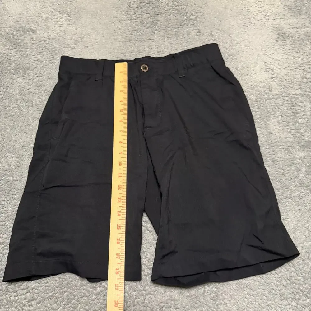 Under Armour Match Play Golf Shorts Mens 32 Black Stretch HeatGear 1309547